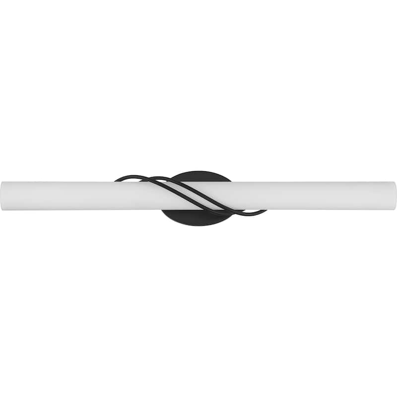 Quoizel Serenade Matte Black 32-inch LED Bath Light