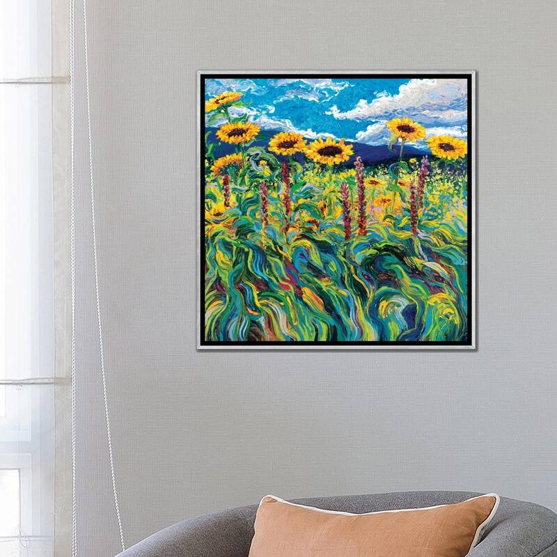 iCanvas "F0xy Triptych Panel III" by Iris Scott Framed