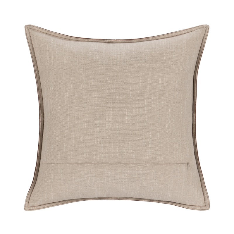 Villa by Classic Home Dumont Genuine Leather Throw Pillow