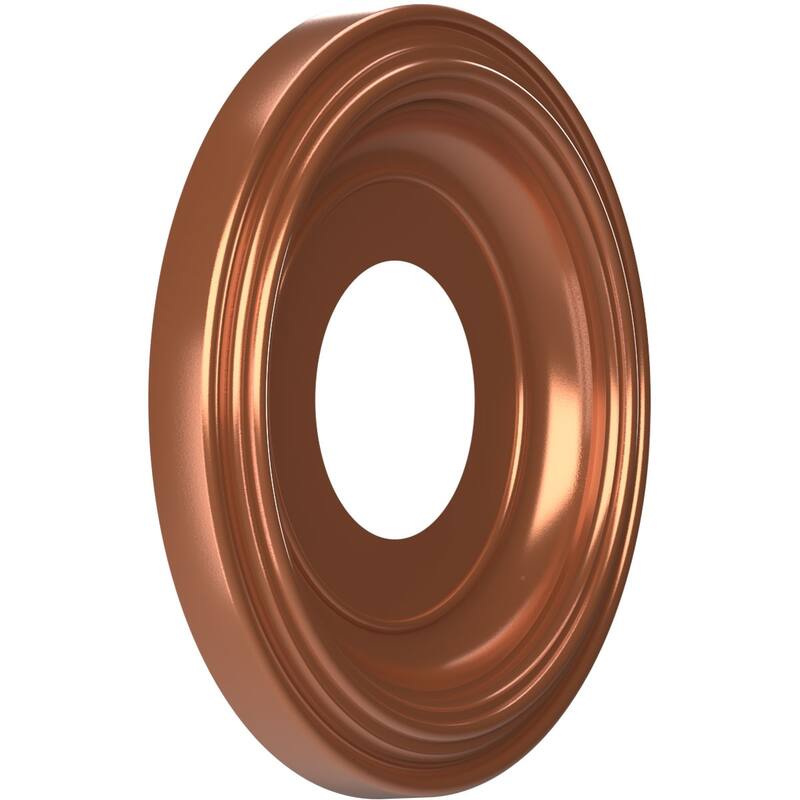 3 1/2" Inside Diameter - Traditional Thermoformed PVC Ceiling Medallion