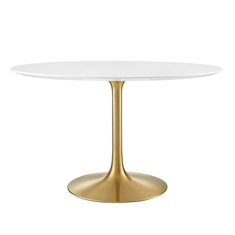 47" Round Wood Dining Table