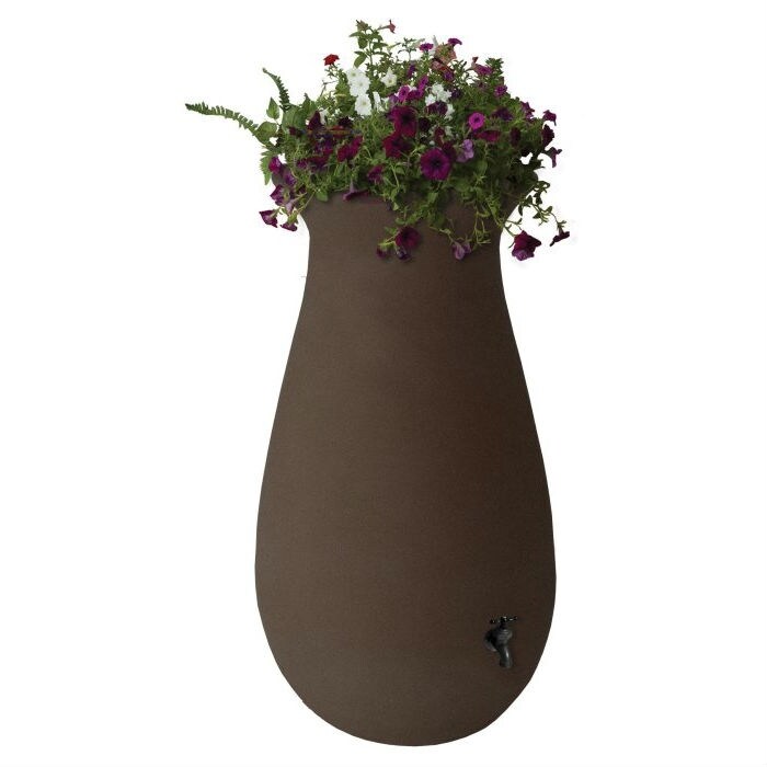 Shop Black Friday Deals On 65 Gallon Dark Brown Rainwater Collection System Rain Barrel Overstock 30693174