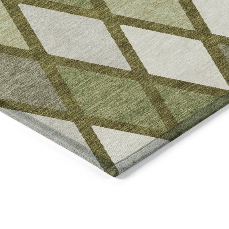HomeRoots Geometric Transitional Rectangle Outdoor Rug