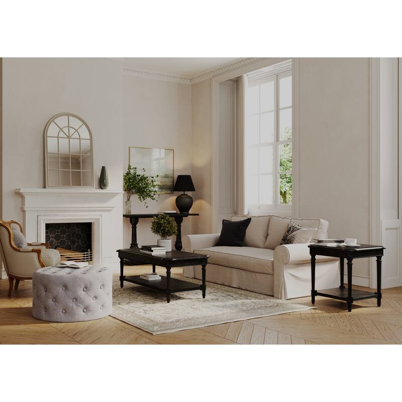 Maven Lane Pullman Traditional Rectangular Wooden Coffee Table