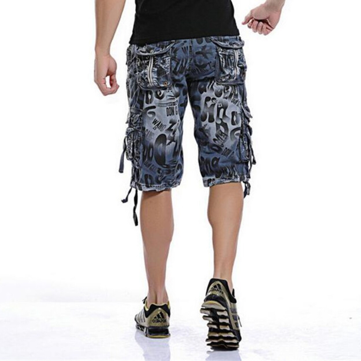 Shop New Men Summer Camouflage Military Cargo Shorts Bermuda