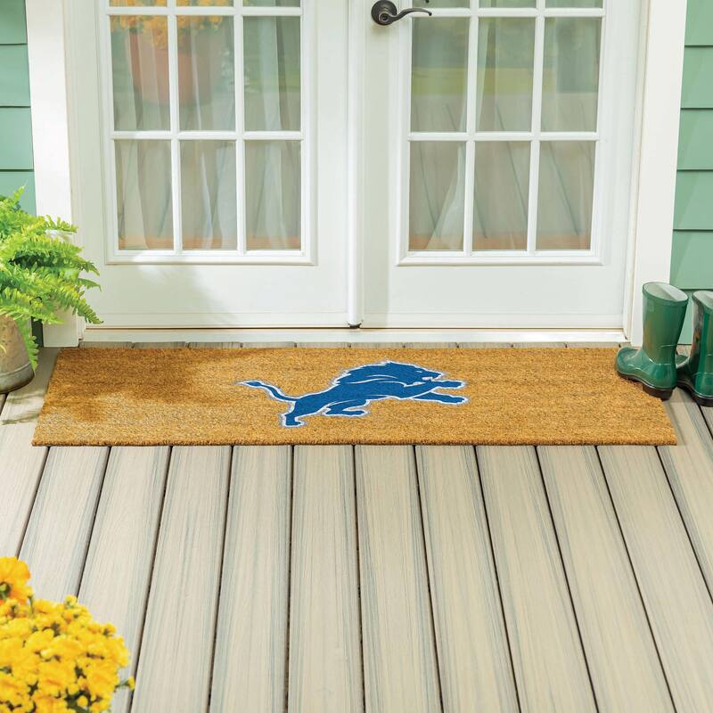 Detroit Lions Full Color Indoor/Outdoor Coir Mat