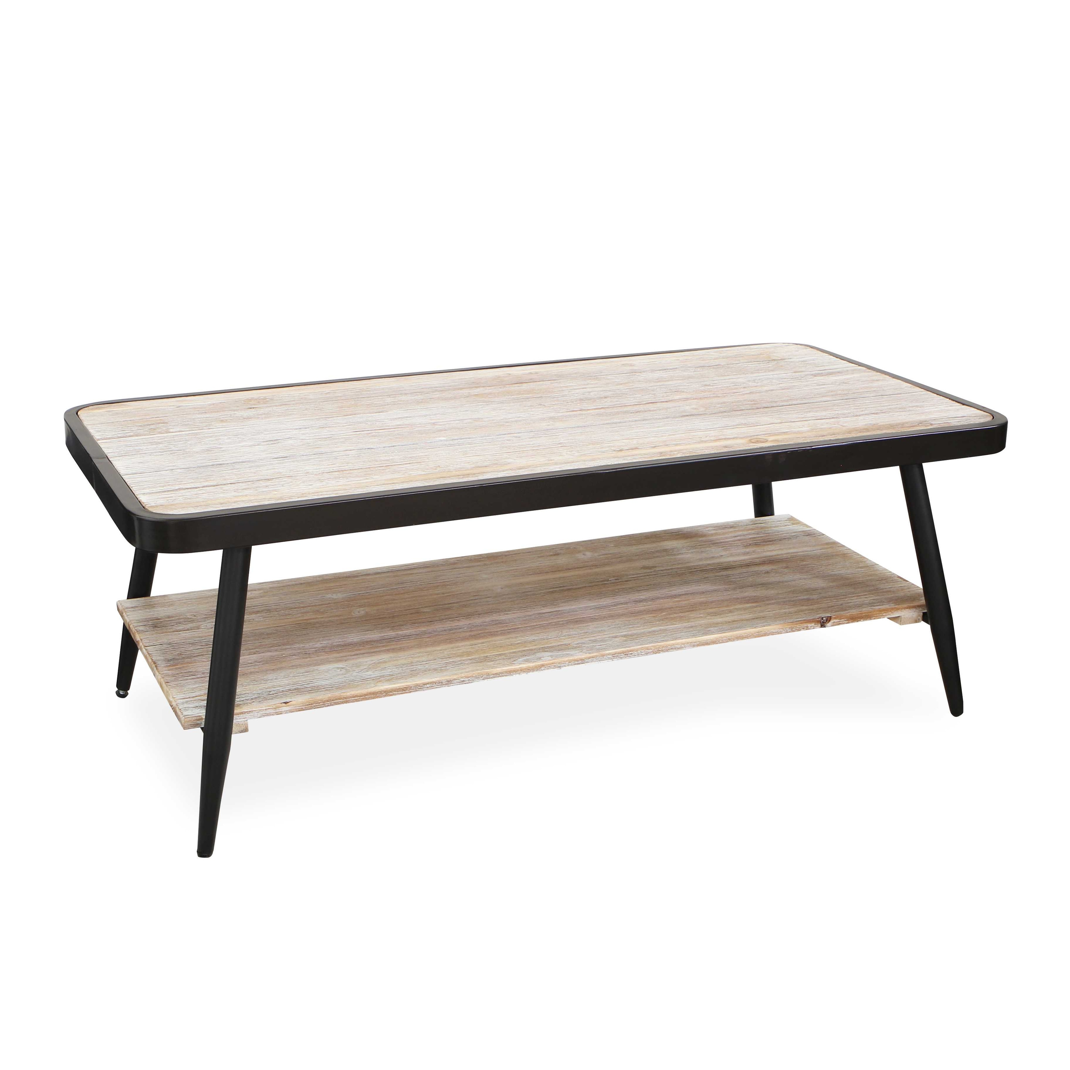 Distressed top industrial furniture