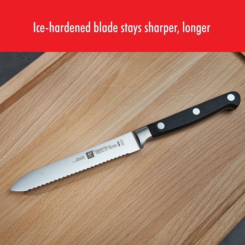 ZWILLING Professional "S" 5-inch Serrated Utility Knife