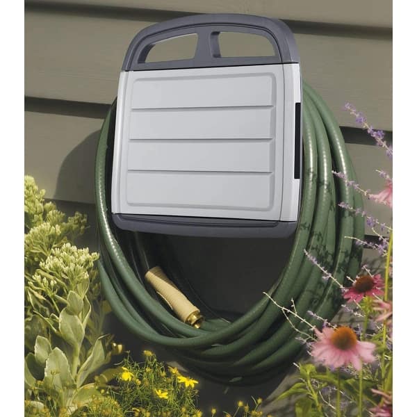 Shop Garden Wall Mount Hose Holder With Storage Toolbox On Sale Overstock 31916847