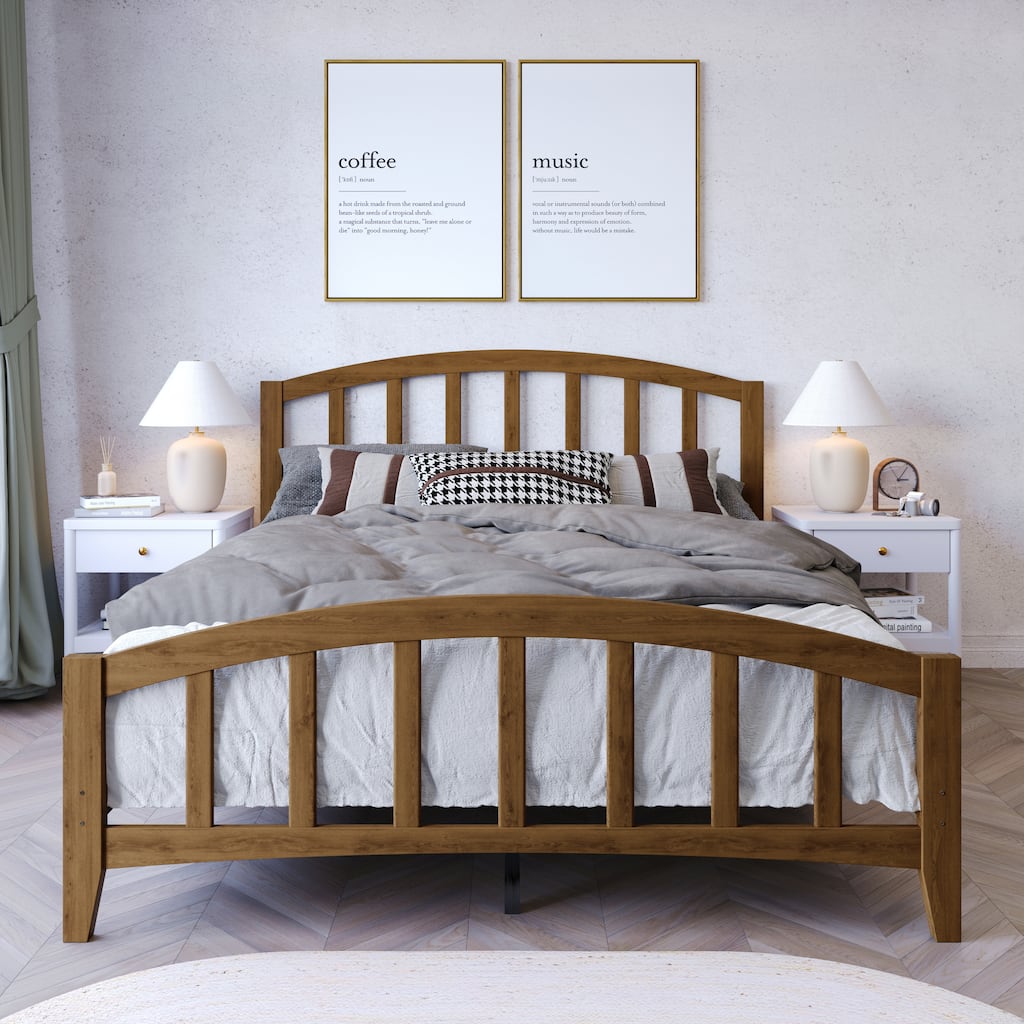 Clayfell Nogales Wood Panel Bed