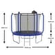 preview thumbnail 1 of 7, Trampoline with Basketball Hoop, Outdoor Trampoline with Enclosure Net Kids
