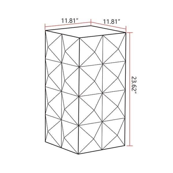 Height Threedimensional Embossed Pattern Design Retro Coffee Table