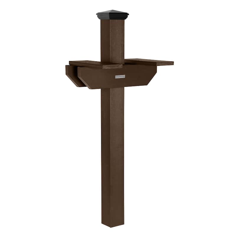 HIGHWOOD Hazelton Double-Sided Mailbox Post