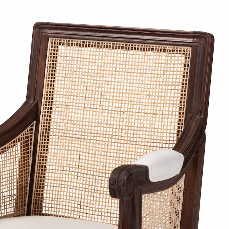 bali & pari Desmond Traditional French Wood Accent Chair