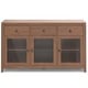 preview thumbnail 22 of 24, WYNDENHALL Essex SOLID WOOD 54 inch Wide Contemporary Sideboard Buffet in Mahogany - 54 inch Wide