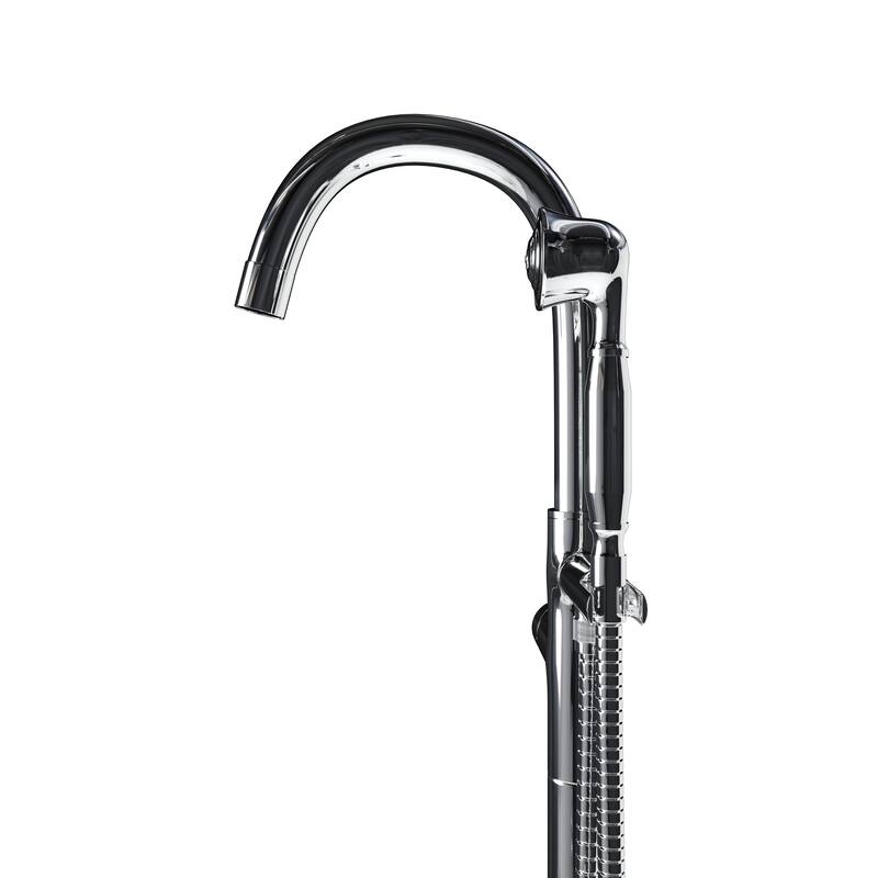 Neptune Single Handle Floor Mounted Gooseneck Freestanding Tub Filler