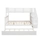preview thumbnail 4 of 16, Twin-Over-Full Bunk Bed with Twin Size Trundle&Stairway&Storage&Guard Rail for Bedroom&Dorm, Can Be Converted into 3 Beds
