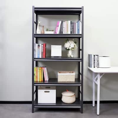 Heavy duty shelving unit with adjustable shelves