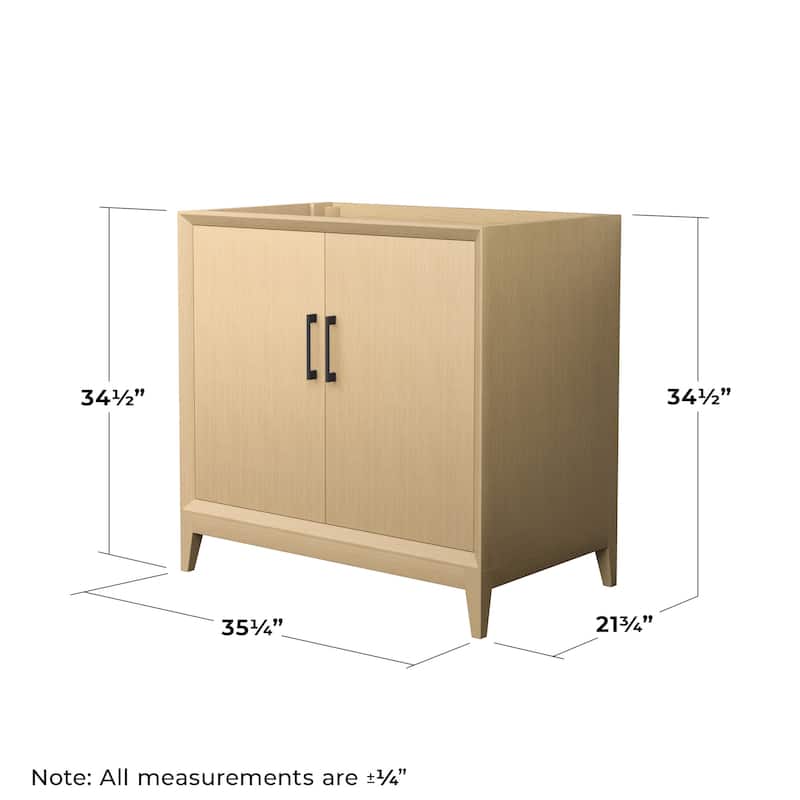 Wyndham Collection WCH7575-36S-CXSXX-MXX Janna 36" Single Free