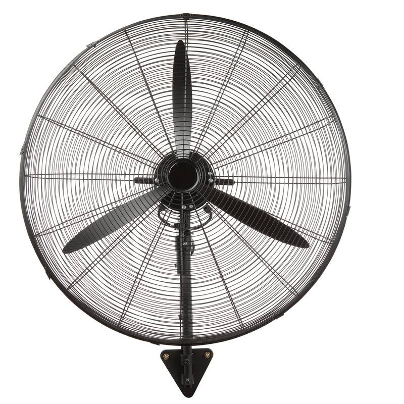 Wall-Mount Misting Fan, 30 Inch, 3-speed High Velocity Max 9500 CFM, Waterproof Oscillating Industrial Wall Fan