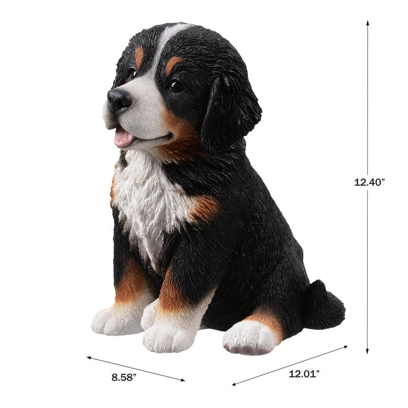12.5" H Bernese Mountain Puppy Sitting (Hi-Line Exclusive)