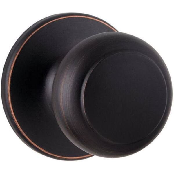 slide 2 of 12, Kwikset Cove Passage Door Knob Set