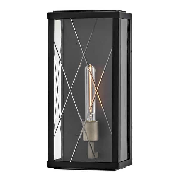 slide 1 of 1, Hinkley Lighting 28880 Monte 16" Tall Wall Sconce Black / Burnished Bronze