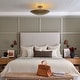 preview thumbnail 11 of 9, Vintage 4-Light Antique Brass Semi-Flush Mount Ceiling Light - Antique Brass - 17.7-in W x 7.5-in H
