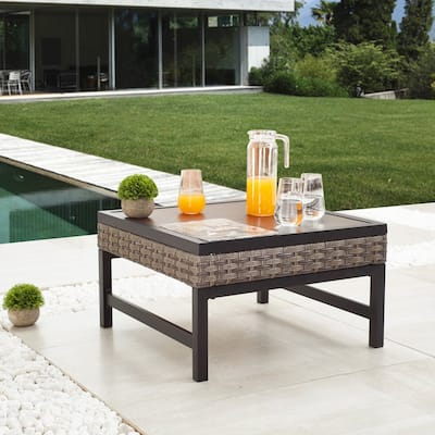 Patio Festival Outdoor Right-Angle Collection Side Table