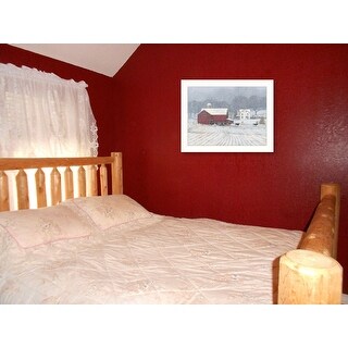 TrendyDecor4U Traditional "The Home Place" Framed Print Wall Art by ...