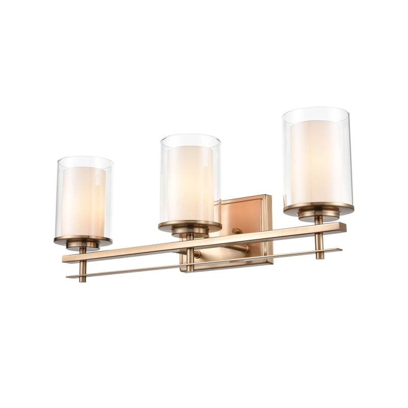 Millennium Lighting Huderson Metal 3 Light Bathroom Vanity Fixture in Multiple Finishes
