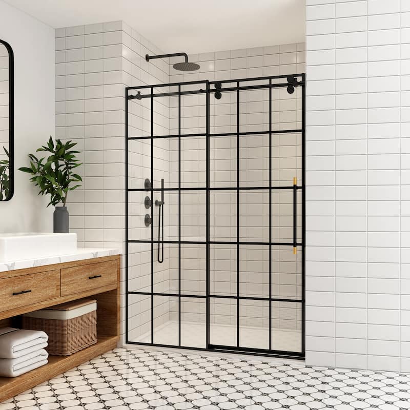 Puente Single Sliding Framed Shower Door