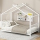 preview thumbnail 2 of 28, Twin Size Metal House Platform Bed