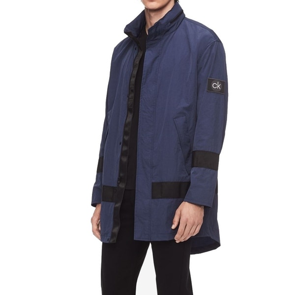 calvin klein blue windbreaker