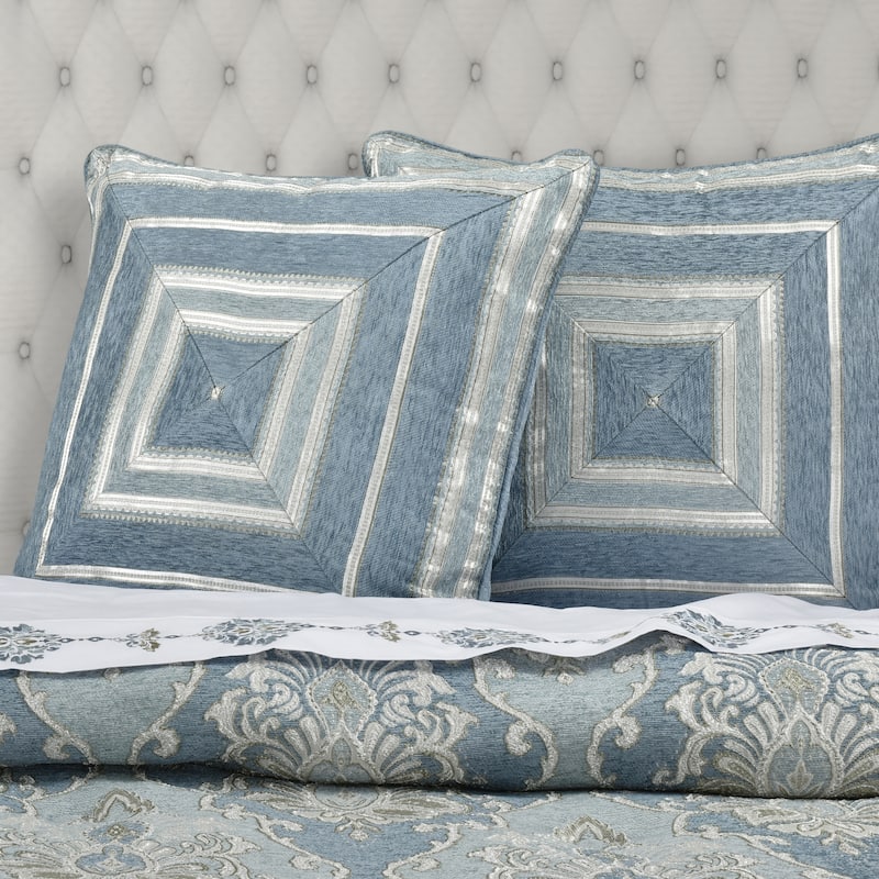 J. Queen New York Celtic Euro Sham - Spa Blue - Euro Square
