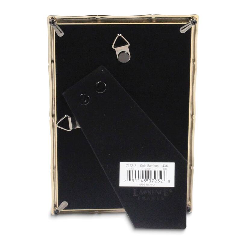 Curata Gold-Tone 4x6 Bamboo Metal Photo Frame