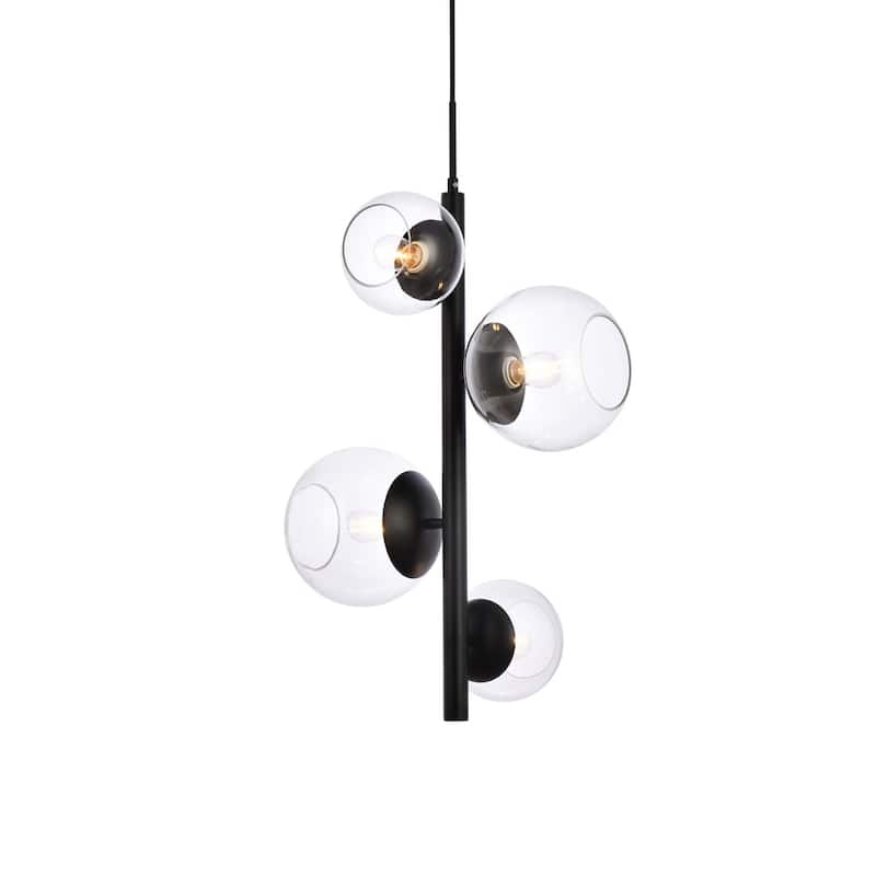 Warren 18 inch Pendant with Clear Shade - N/A