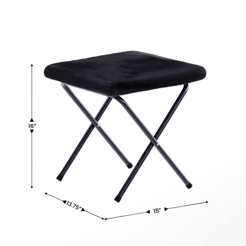 Oversized Folding Upholstered Saucer Chair with Ottoman