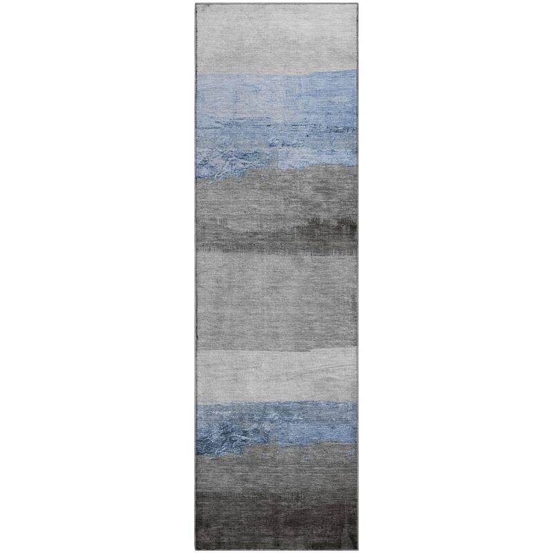 Premium Washable Super Soft Ombre Stripes Mayfield Rug
