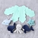preview thumbnail 5 of 3, The Peanutshell Sealife Baby Musical Crib Mobile