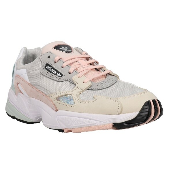 adidas Falcon Womens Sneakers Shoes Casual - Beige,Grey,White - Overstock -  34549401