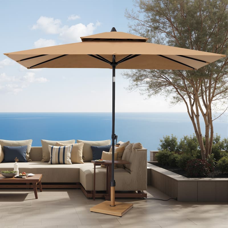 45LBS Outdoor Patio Square Concrete Market Umbrella Base Stand