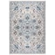 SAFAVIEH Madison Diederike Boho Medallion Distressed Rug - 2'2" x 4' - Ivory/Light Blue