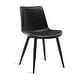 preview thumbnail 63 of 103, LUE BONA Modern Industrial Counter Stools Faux Leather Upholstered Counter Height Bar tools with Back