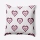 preview thumbnail 12 of 26, Burnin' Love Valentines Day Decorative Throw Pillow 16" x 16" - Muted Purple