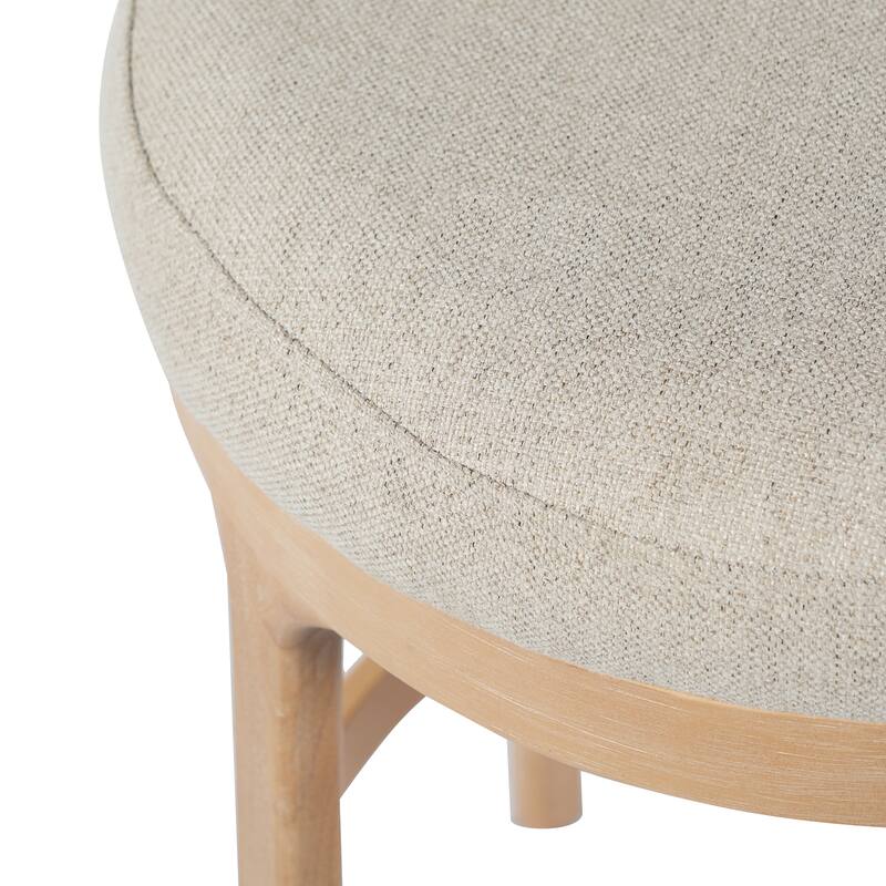 Christopher Knight Home - Chole Modern Wooden Upholstered Counter Stool