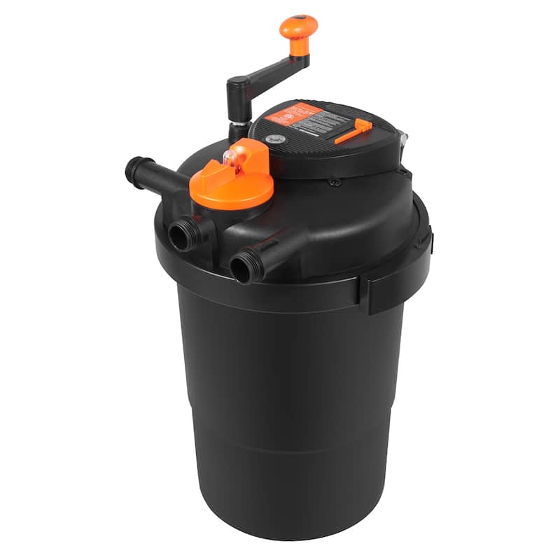 Bio Pressure Pond Filter, with 13W UV-C Light, Pressurized Biological Pond Filter System Filtration Equipment for Fountain Pool - 1840 GPH