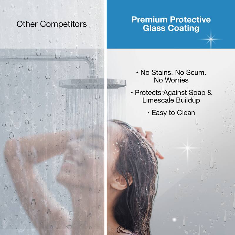 Ove Decors 15SGP-PASA33 Pasadena 72" High x 33" Wide Pivot Frameless