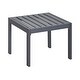 preview thumbnail 7 of 8, Tommy Hilfiger Monterey Outdoor Side Table, Gray Gunmetal
