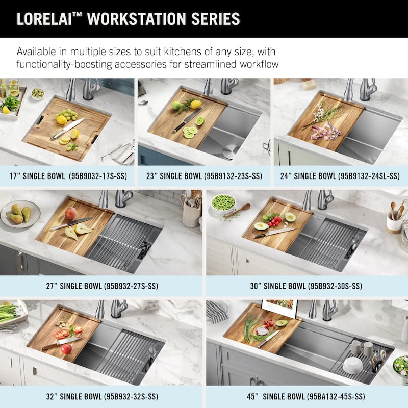 Delta 95B9132-24SL Lorelai 24” Workstation Laundry Utility Kitchen